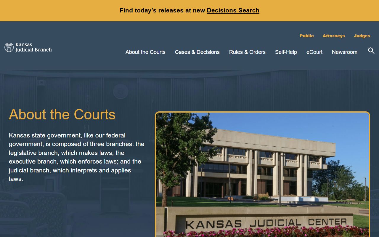 Geary County court records Kansas court hierarchy